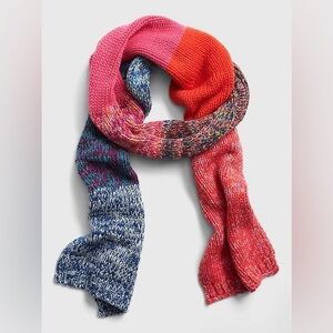 GAP Multicolor Knit Skinny Scarf